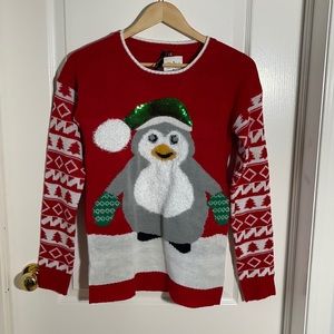 NWT 🆕‼️ Penguin Christmas Knit Sweater